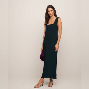 Reformation Vea Dress | Black Size 4